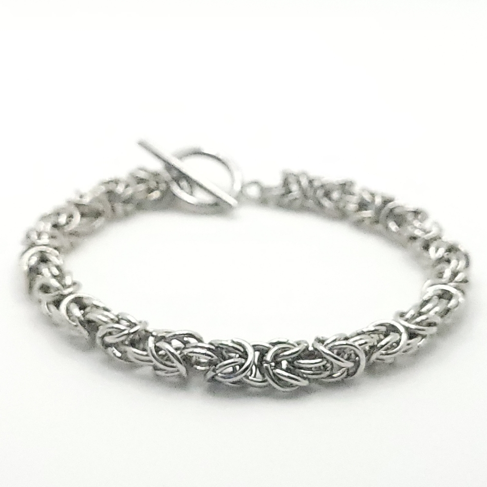Byzantine Chainmail Stainless Steel Bracelet